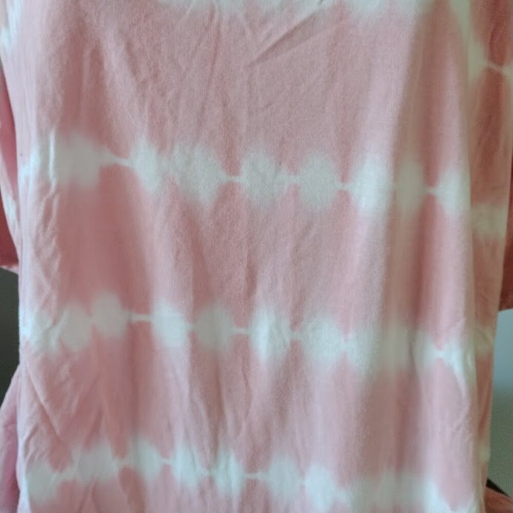Time & Tru Tie Dye short sleeve top - Size XXL/20 - Picture 2 of 8